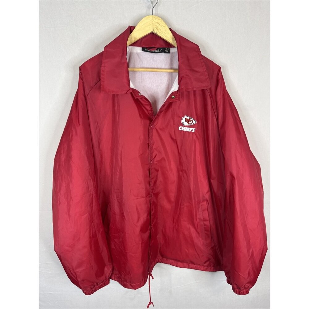 Kansas City Chiefs Dunbrooke‎ Coaches Windbreaker Jacket Red NFL XL